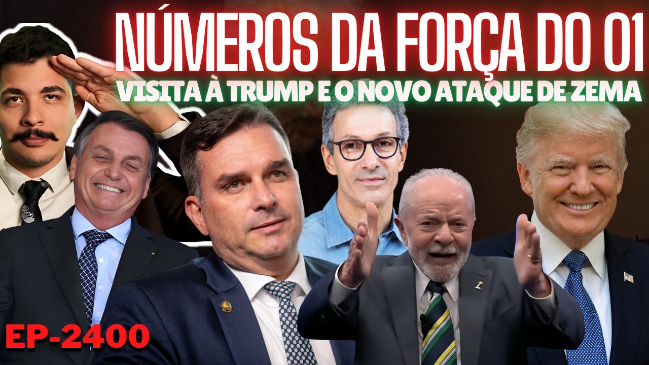 Globo e Paraná Pesquisas MOSTRAM a Força de Flávio + Visita à TRUMP e o NOVO Ataque de Zema
