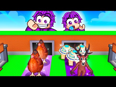 I used MAX LUCK on TWO MODDED ROWS in ADMIN SERVER in Steal a Brainrot