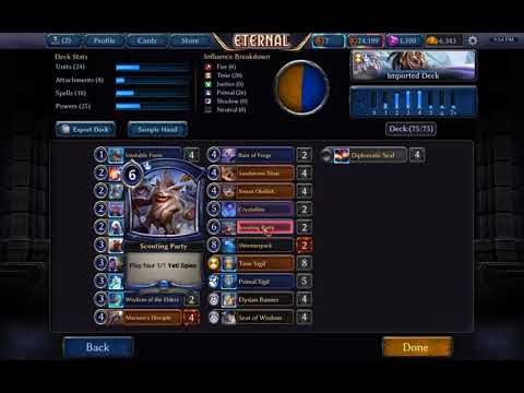 Eternal CCG: Mind Link Midrange Deck Tech (Casual)