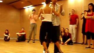 Sebastian Arce and Mariana Montes, Tango bodyposition workshop, Ljubljana