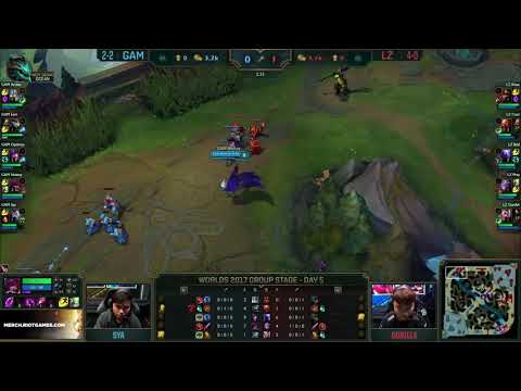 [2017 Worlds] Group Stage - D5 G4 - GAM vs LZ - League of Legends - GIGABYTE Marines vs Longzhu