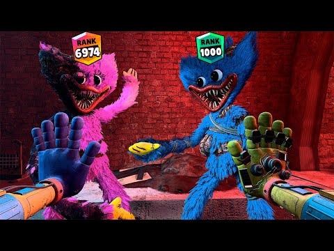 Poppy Playtime: Chapter 5 - HUGGY WUGGY MEETS KISSY MISSY (RANK UP)