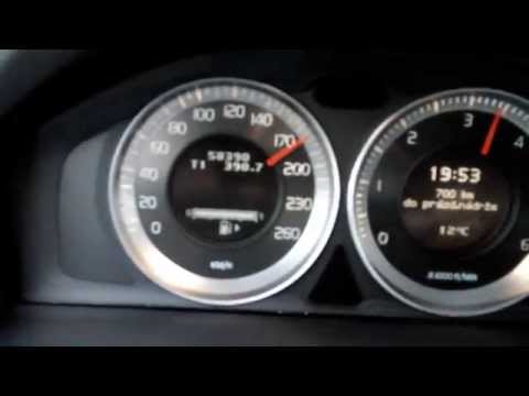 Volvo XC70 D5 AWD, Acceleration 0 - 150, 0 - 200