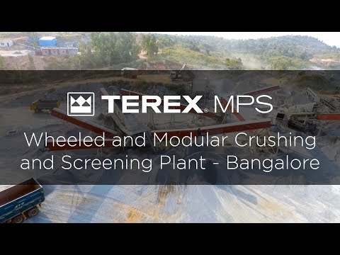 Terex MPS 3 Stage Wheeled and Modular Crushing and Screening Plant - Bangalore, India
