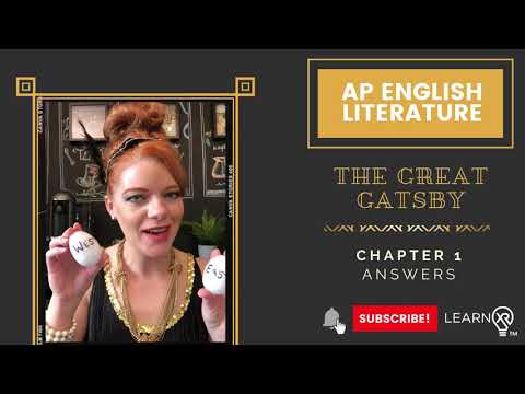 The Great Gatsby - Chapter 1 - East Egg vs. West Egg