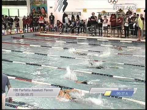 Finale dei 100 Farfalla  Femmine - 15 Memorial Chiara Giavi