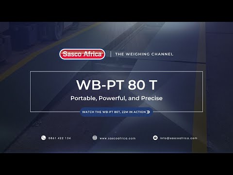Sasco Africa WB-PT Portable Weighbridge (22m, 80-tonne)