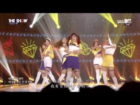 160823 LABOUM - Shooting Love _ The Show - 中韓字幕