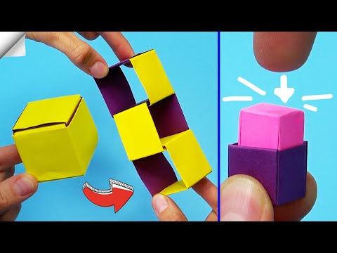 DIY crafts easy Paper toy antistress transformer