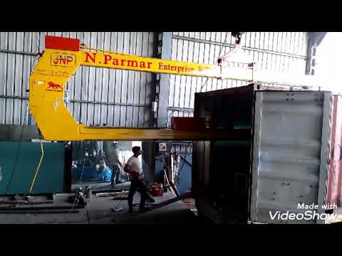 C Hook For Container Loading-Unloading, Boom Length: 19 Feet, Maximum Lifting Capacity: 2.5 Ton