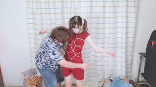 お兄ちゃんに亀甲縛りされました・・・