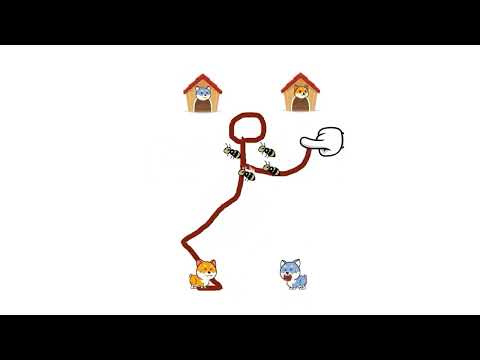 Dog rush: Draw to save games