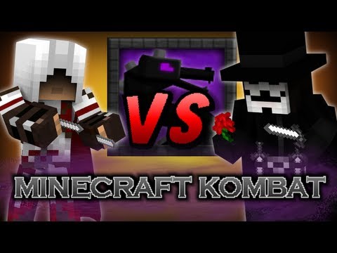 Insane Minecraft Showdown: Ezio vs V - EPIC Kombat!