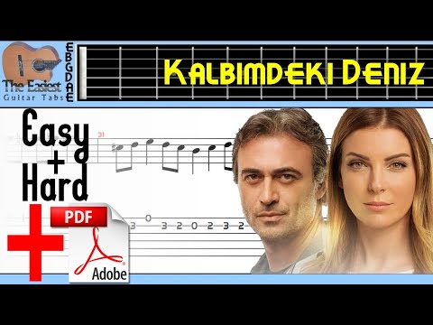 Kalbimdeki Deniz Theme Guitar Tab