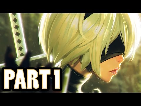NieR: Automata Let's Play - Part 1 | ANDROIDS VS ROBOTS