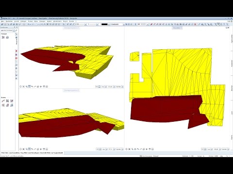 ALLPLAN Geländeplanung für Architekten - Gelände Volumenauswertung und Makrofolien