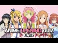ANIME OPENING QUIZ | A to Z Challenge [EASY]