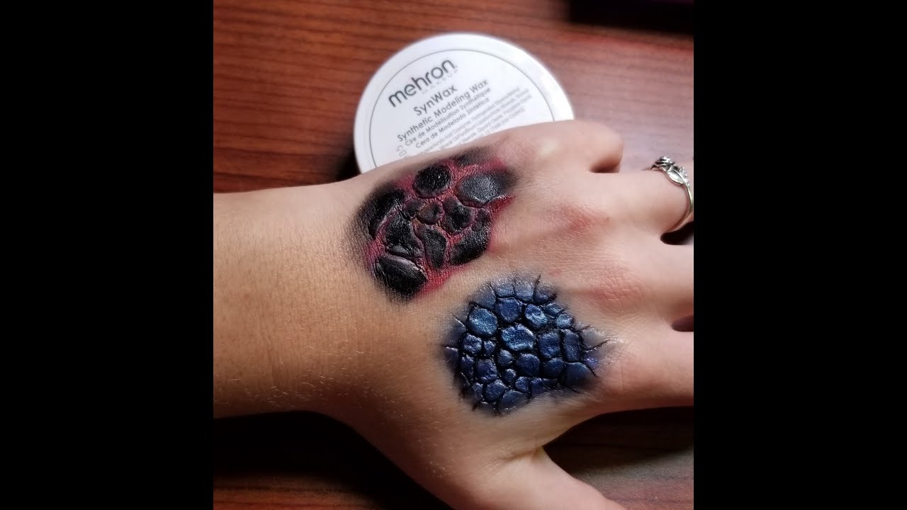 Dragon Scale Tutorial| Mehron Synwax|#Halloween Makeup| #SFXMakeupBasics