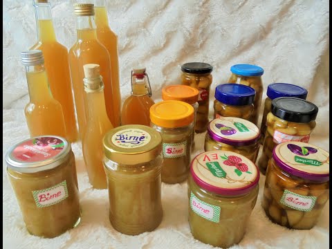 Birnenernte/Birnenkompott/Birnenmarmelade/Birnenlikör/BirnenRezepte/Birnen einkochen/Super Lecker