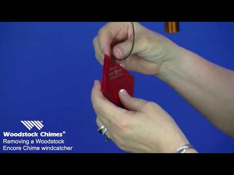 Remove and Reattach a Removable Windcatcher for Customization - Encore Chimes