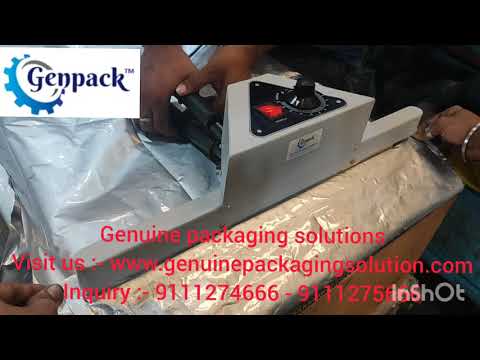 TONG SEALER MACHINE FOR SEALING PLASTIC POUCHES | PORTABLE TONG SEALER | CRIMPER HANDHELD MACHINE