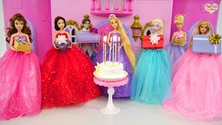 Rapunzel Birthday Party with Princesses & Barb