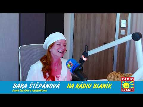 NEDĚLNÍ NÁVŠTĚVA RÁDIA BLANÍK – BÁRA ŠTĚPÁNOVÁ