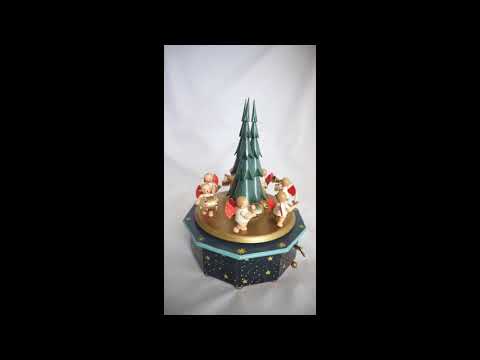 Wendt & Kühn Engelmusikanten Spieldose aus Erzgebirge