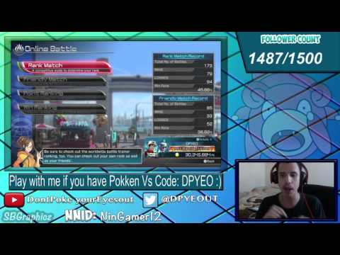 Pokken Tournament w/ Viewers come thru VS Code: DPYEO