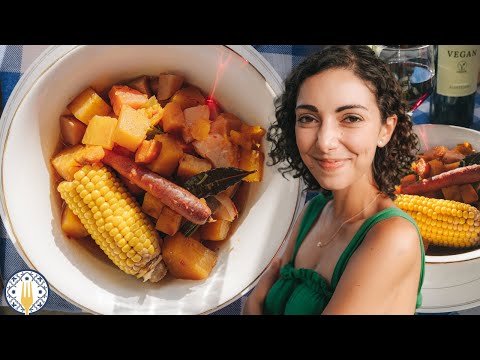 Vegan Portuguese Cozido Cooked In A Volcano 🌋