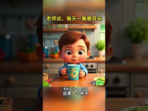 英语启蒙磨耳朵动画听力单词