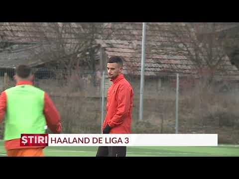 Haaland de Liga 3 joacă la Dej şi e fan Lewandowski. A dat 4 goluri în 12 minute