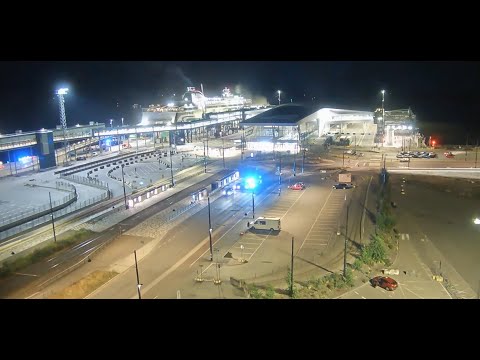 M/S Megastar Fire On The Cardeck 14 08 2025 Tallink - Webbcam -