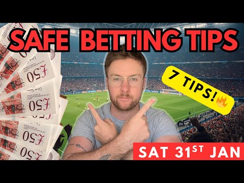 Football Betting Tips & Predictions Today | 7 Safe Picks + Premier League (Sat 31st Jan)