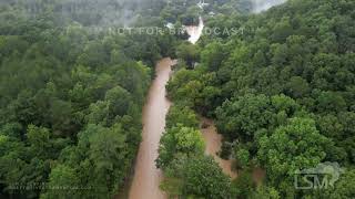 09-04-2022 Summerville, GA - Flooding on HWY-114 - Roads and Structures Under Water - Drone