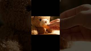 【ASMR】テディベアが蜜柑を食べる Teddy Bear Eats a Mandarin Orange #aiasmr#asmr #fruit  #shorts #fruitcutting