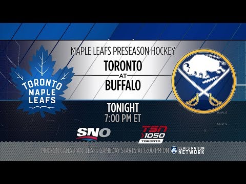 Maple Leafs Game Preview: Toronto at Buffalo - September 22, 2018