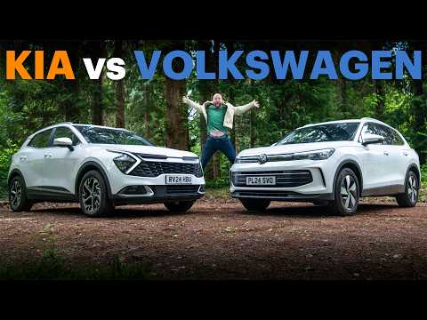 £28k SUV challenge! New VW Tiguan vs Kia Sportage comparison