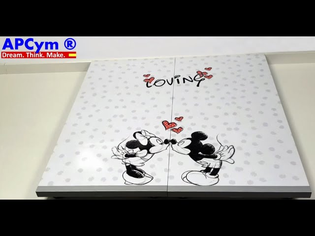 Vídeo relacionado con DarHaus Placa protectora de vitrocerámica 60 x 65 cm, Cristal decorativo con cinta adhesiva, tabla de cortar de vidrio templado, Panel de protección contra salpicaduras de cocina, FRUTA