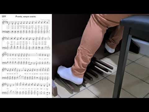 Hinário 5 - Pedaleira - Hino 289 - Avante, sempre avante - Órgão Tokai MD-10 I