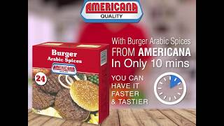 Why Americana ... Do you fancy having Burger Arabic species ?