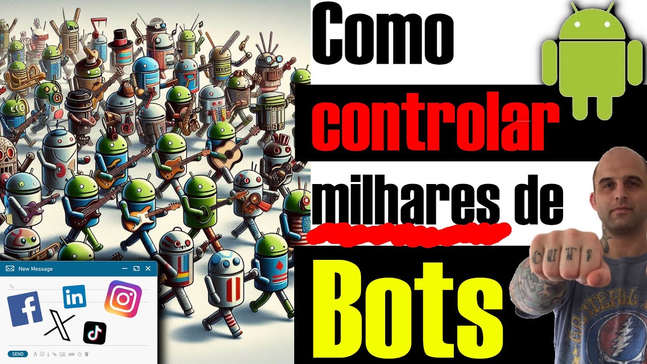 Como controlar milhares de bots? #awk #bash #shell #Android