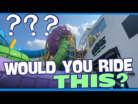 Medusa’s Slidewheel at Mt. Olympus Waterpark in Wisconsin Dells! America’s First ROTATING Waterslide