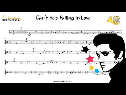 Can’t Help Falling in Love | French Horn Solo with Sheet Music and Play Along