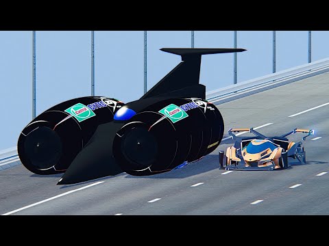 Lamborghini V12 GTR vs SSC Thrust - Drag Race 20 KM