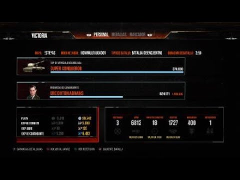 Super Conqueror In estepas:8,5K damage conbined :Wot console - World of Tanks console