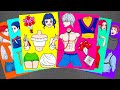 Paper DIY KPOP DEMON HUNTERS Stickers Crazy Wedding Of Huntrix Zoey With Mystery Saja
