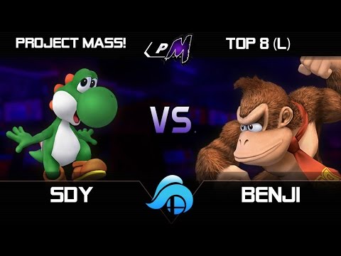 Project MASS Losers Top 8 - SDY (Yoshi) vs. Benji (Donkey Kong)
