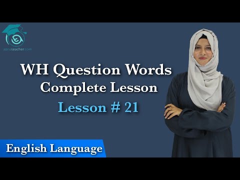 WH Question Words | English Language Course | Apna Teacher