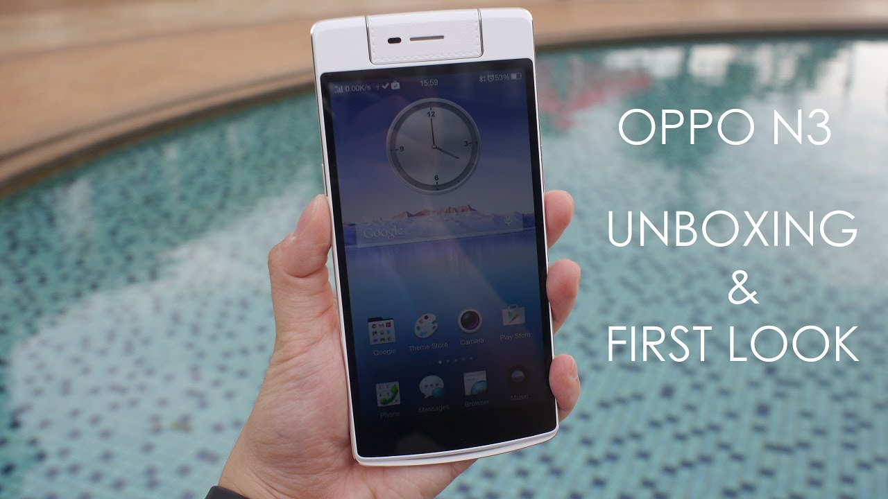Oppo N3 First Look & Unboxing